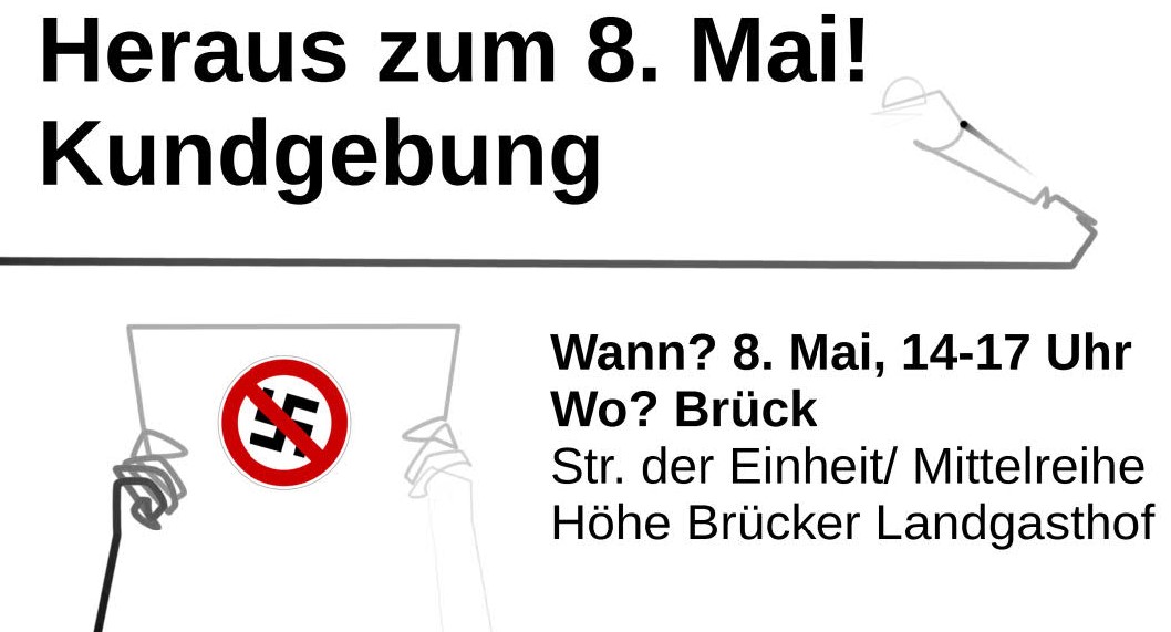 Heraus zum 8. Mai! Kundgebung in Brück