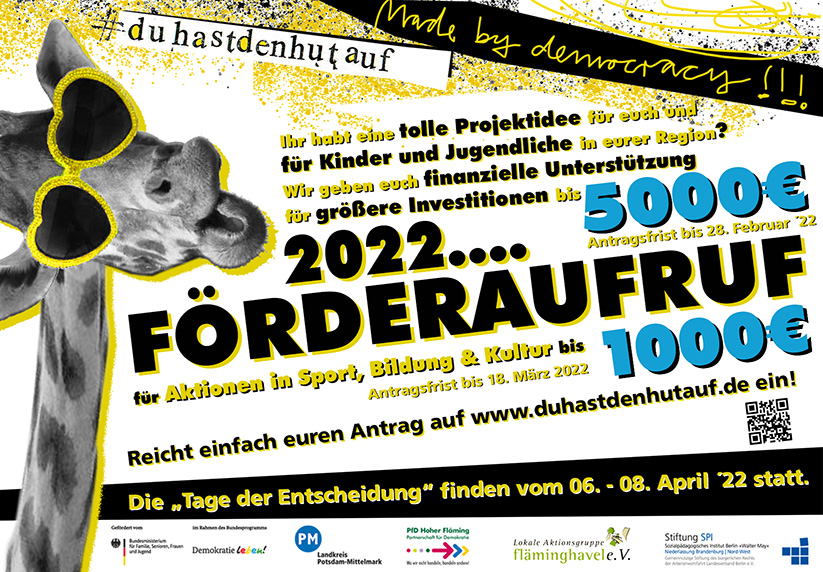 WIR VERÄNDERN! Eure Fördermöglichkeiten für 2022