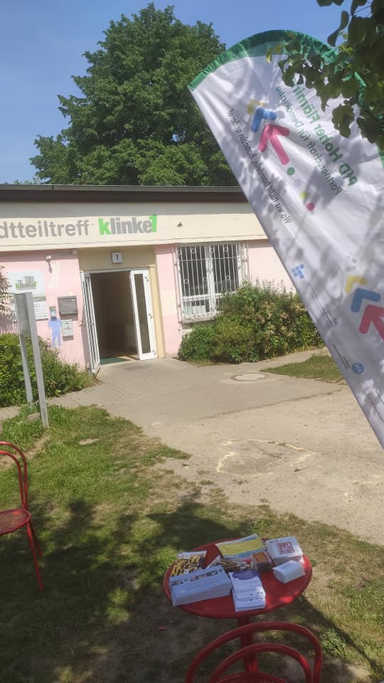 Infostand beim Tag der Nachbarn