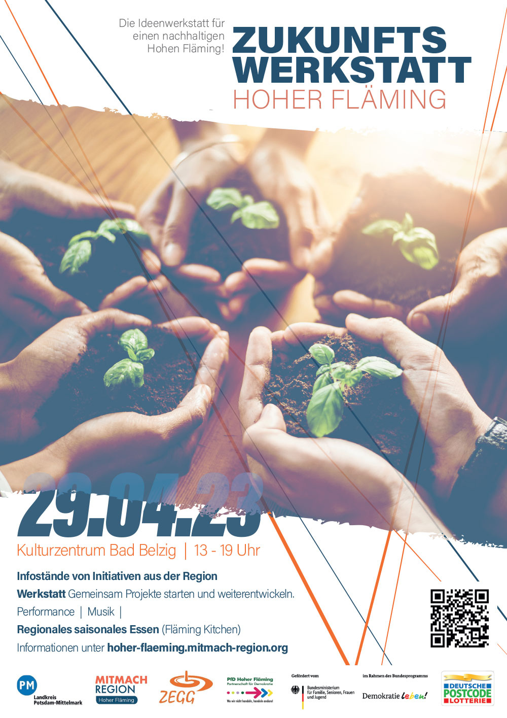 Plakat Zukunftswerkstatt Hoher Fläming 2023 Plakat Zukunftswerkstatt Hoher Fläming 2023