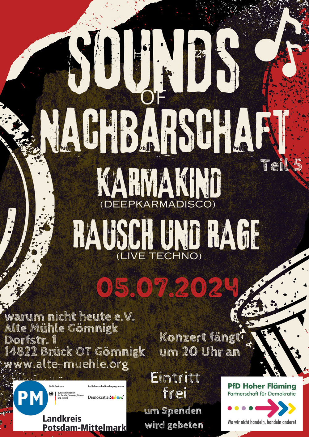 Sounds-of-Nachbarschaft-2024 Plakat Sounds of Nachbarschaft 2024