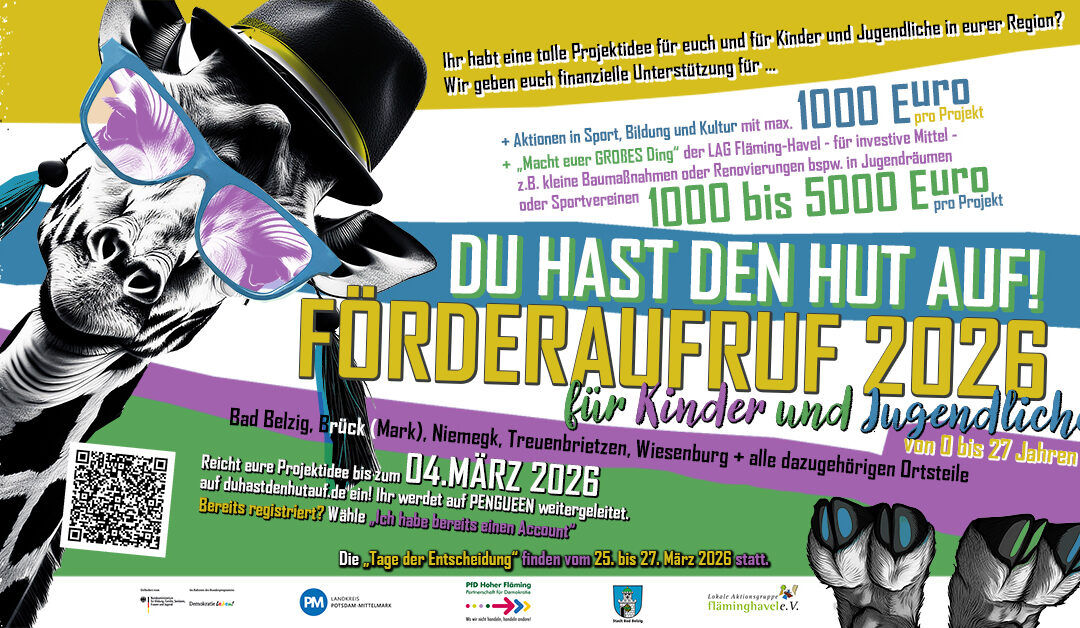 Förderaufruf „Du hast den Hut auf!“ 2026